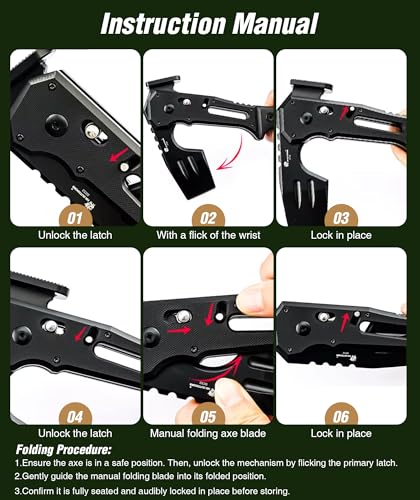 HX OUTDOORS Folding Hatchet Axe