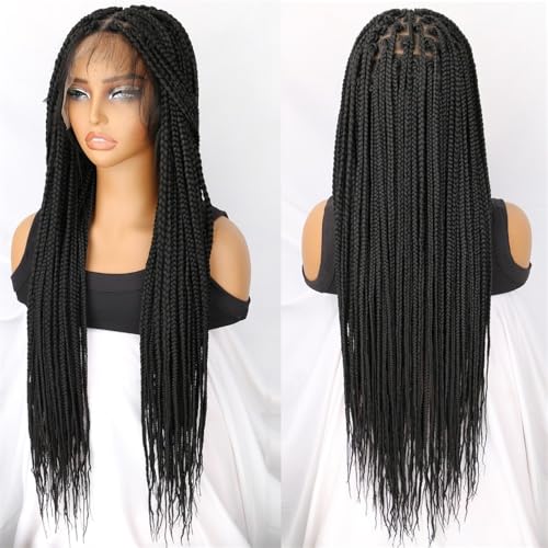 Zephyria 32' Knotenlose Box Braid Perücke