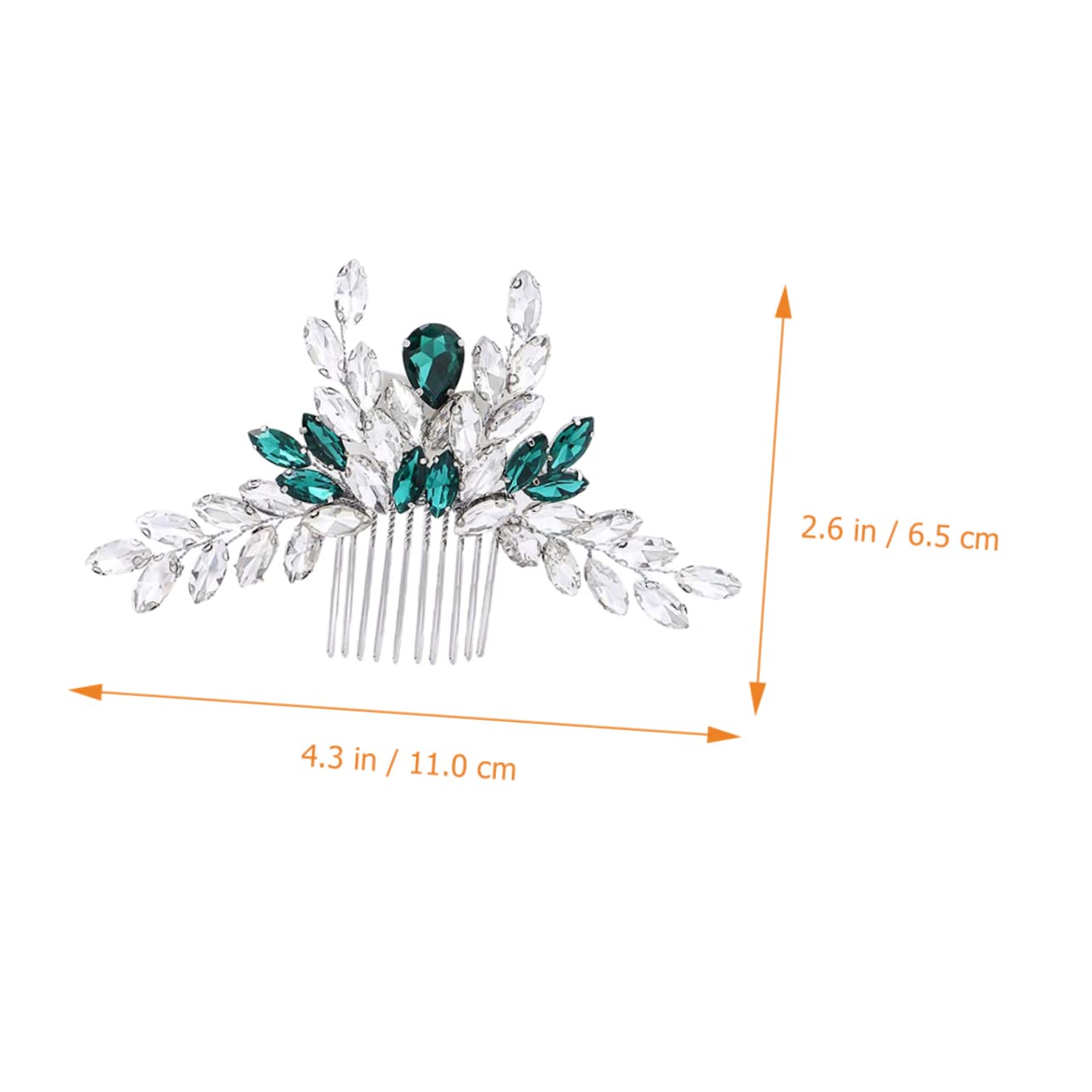 POPETPOP Lot De 4 Peignes À Cheveux Élégants Pour Mariée Avec Strass Accessoire Pour Enterrement De Vie De Jeune Fille Mariage Banquet