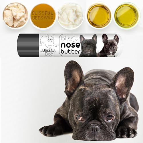 Image of The Blissful Dog French Bulldog Brindle Nose Butter, Versatile Dog Nose Balm for Dry Nose, Handcrafted Nose Moisturizer, Easy-to-Apply Dog Essentials, Unscented, 0.15 oz.