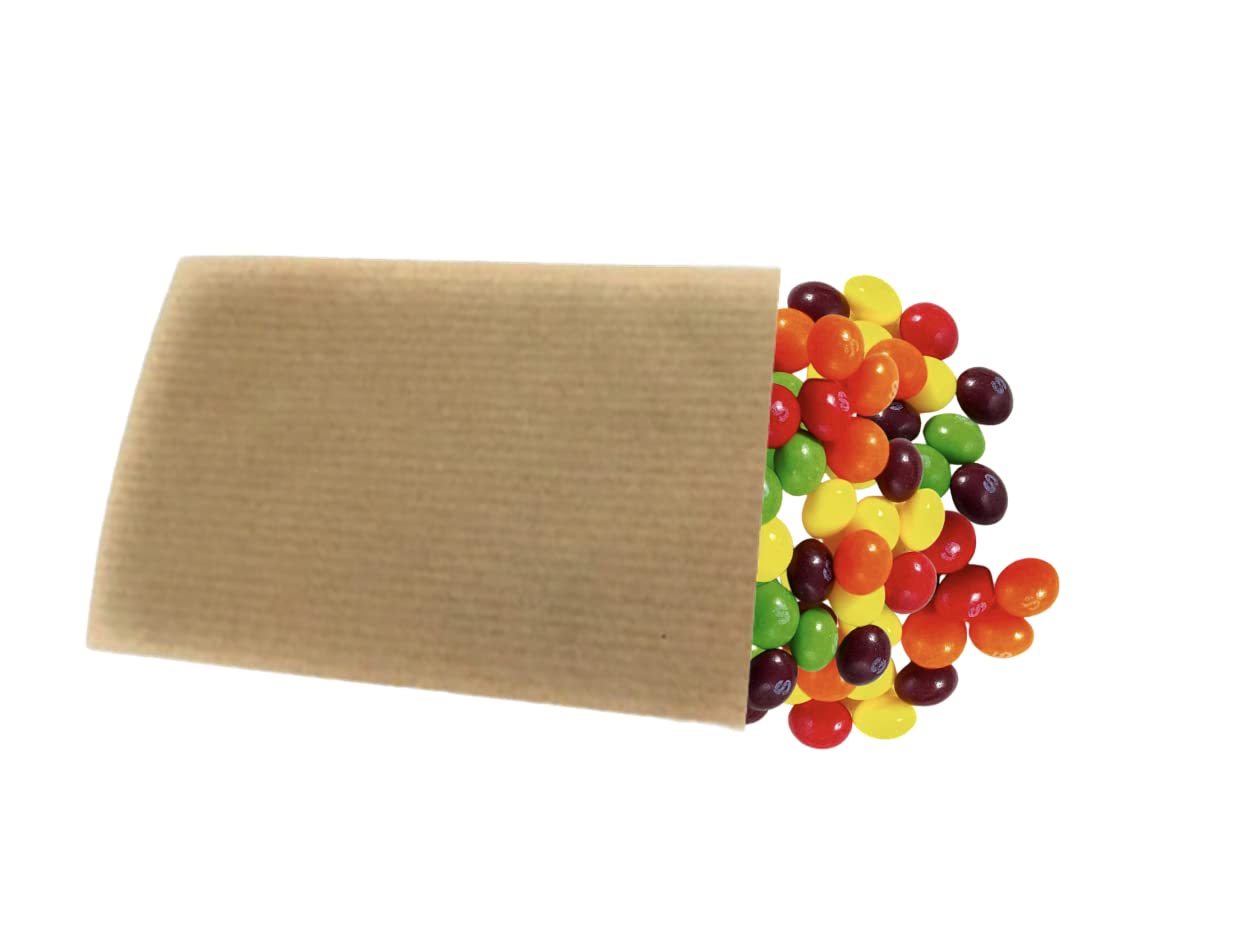 250 Bolsas kraft tipo sobre 7 x 12cm para detalles, bisutería, hierbas, dulces ...
