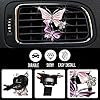 2Pcs Butterfly Car Air Vent Clip Car Fragrance Car Diffuser Air Freshener Rhinestone Car Bling Accessories (Purple) #4