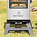 Masterbuilt® Vertical BBQ Smoker 10-inch Leg Kit Accessory Extension with Rear-Mounted Wheels in Black, Model MB20101114