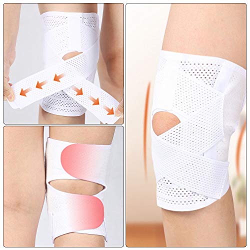 EXCEART Luva De Compressão Do Joelho Brace Suporte Joelho Quente Envoltório Do Joelho Pad Protetor d