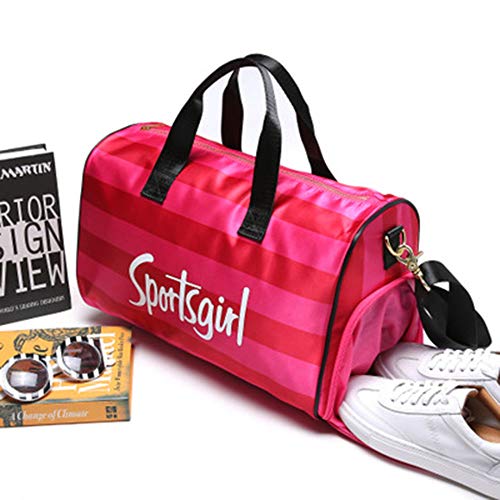 Watooma Sac de Sport avec Compartiment à Chaussures 38 l, Rosa