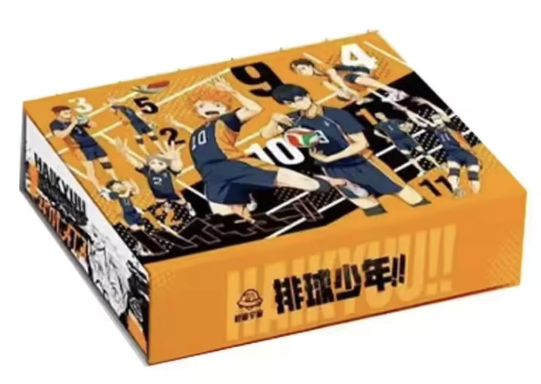 Haikyu!! | Anime Collectable Trading Card | Sealed Box | Japanese Edition | For Collectors 15+ Years | Haikyuu!! Volleyball Boy Design C