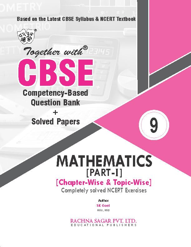 Image of Together with 100 Plus Prep CBSE Question Bank for Class 9 Maths (Ganita Manjari) Part 1 2026-27 | With NCERT Textbook solutions & Chapter Assessment ... with Practice Papers as per latest syllabus