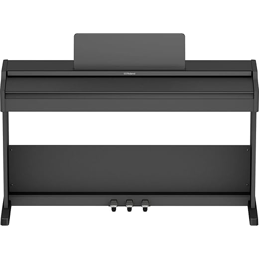 Roland RP 107 Digital Piano Compact and Affordable Home Piano with Traditional Upright Styling Perfect for Beginners
