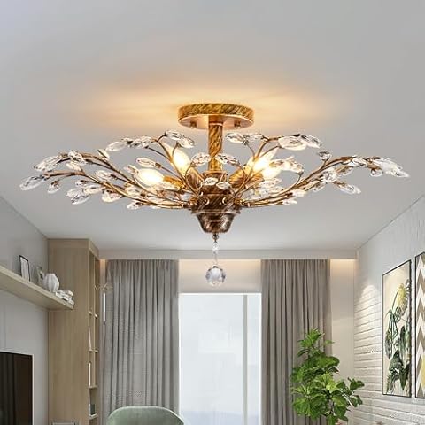 Ganeed Vintage Crystal Chandelier Cover