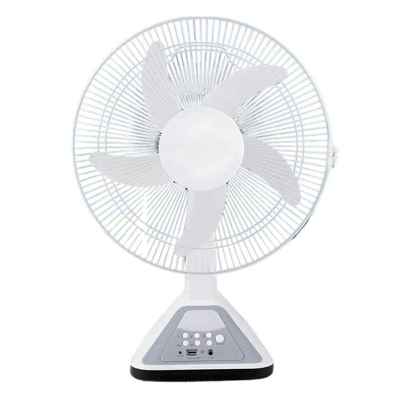 Drumstone 15 𝒀𝒆𝒂𝒓𝒔 𝑾𝒂𝒓𝒓𝒂𝒏𝒕𝒚 Portable Rechargeable Table Fan with LED Light – 3 Speed Quiet Airflow Cooling Fan for Home Bedroom, Office Desk & Study Table Use-image-41