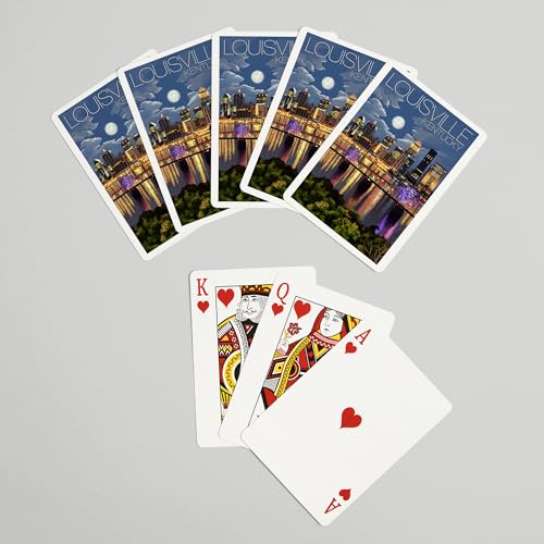 Baraja de 52 cartas de póker Louisville Kentucky miniatura 7