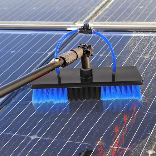Cabezal de cepillo para panel solar con cerdas suaves antirayas 5