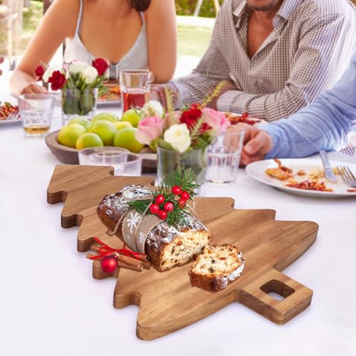 Tabla de cortar decorativa forma árbol de Navidad miniatura 2