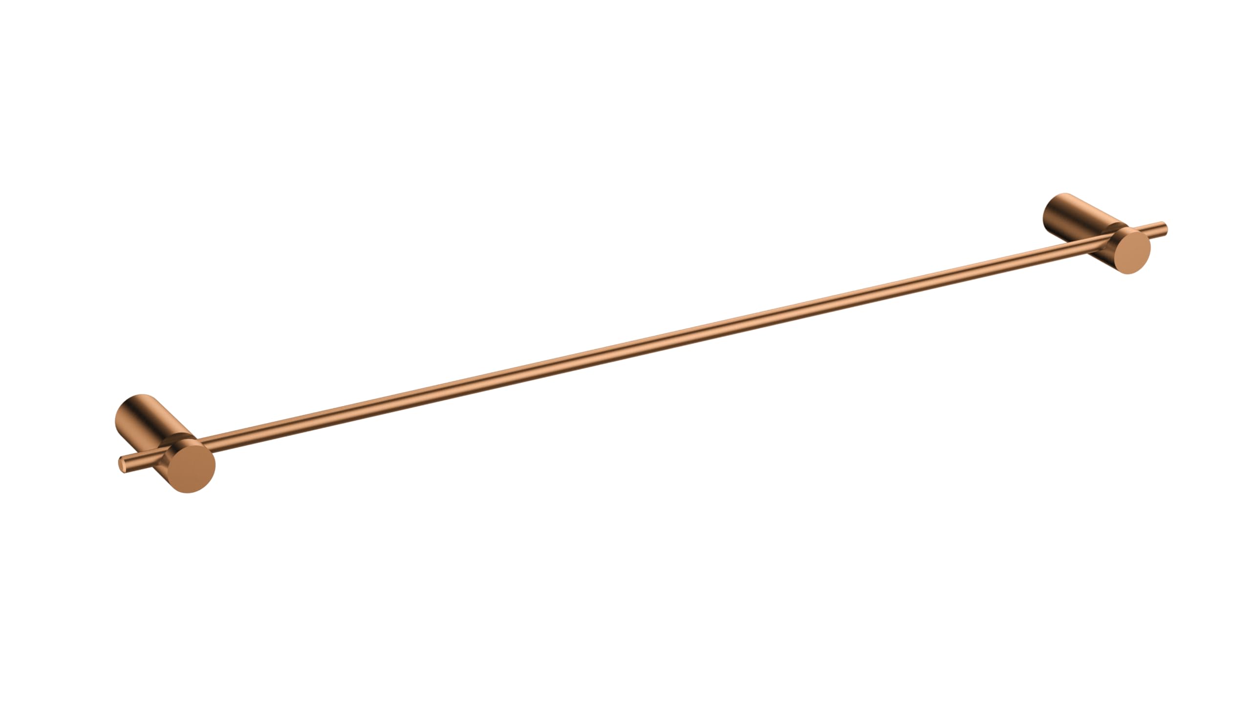 IMEX - Portasciugamani Bagno Senza Forare 40cm Oro Rosa | Portasciugamani Adesivo per Parete, Lavabo o Mobile Bagno | Resistente a Umidità e Corrosione | Doppio Sistema di Fissaggio