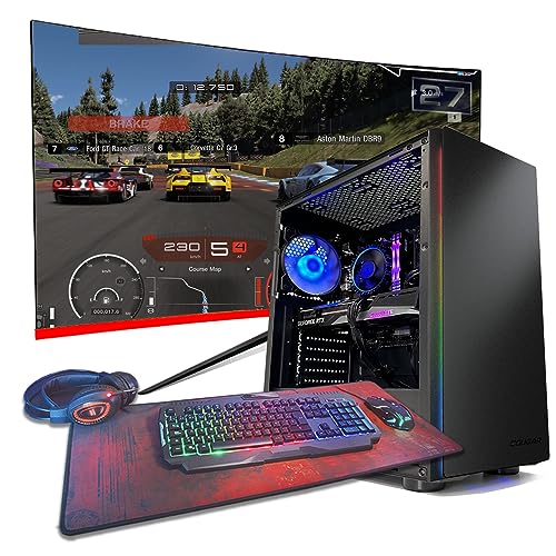 Pack Gaming Cross | AMD Ryzen 5 5600X / 16GB RAM / 1TB SSD M.2 / RTX4060 Ti 16GB / Monitor 27' + Periféricos/Windows 11 Pro