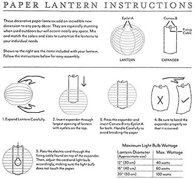 Weddingstar Round Paper Lantern, 20", White - 2