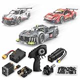 zenebricks 30km/h Remote Control Motor Kit Compatible with LEGO Technic Porsche 911#42096,Ferrari 488 GTE #42125,Peugeot Hybrid Hypercar #42156, Model Not Included, High Performance Upgrade RC Only