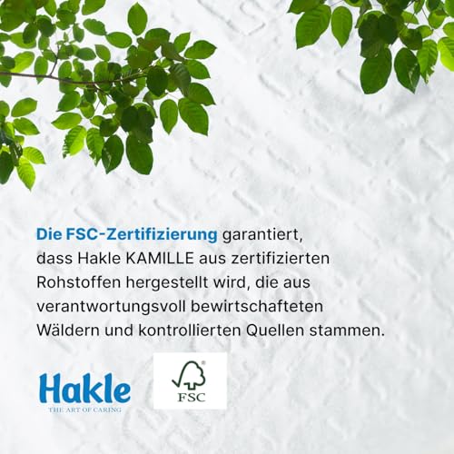 Toilettenpapier 3-lagig Hakle mit Kamille, 48 Rollen