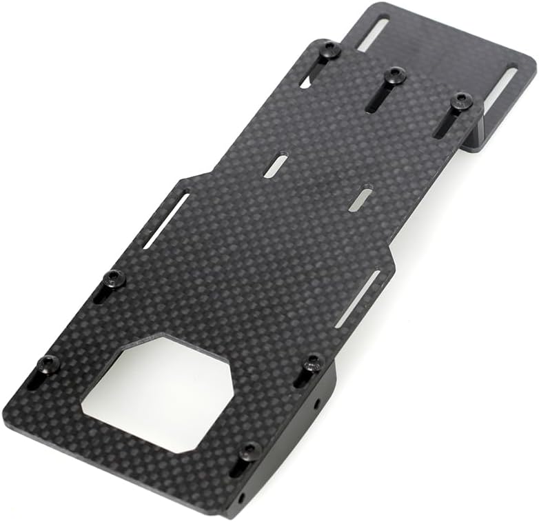 LCX 1/10th RC Crawler Car Carbon Fiber Battery Tray for Axial SCX10 II, Upgrades Parts Accessories