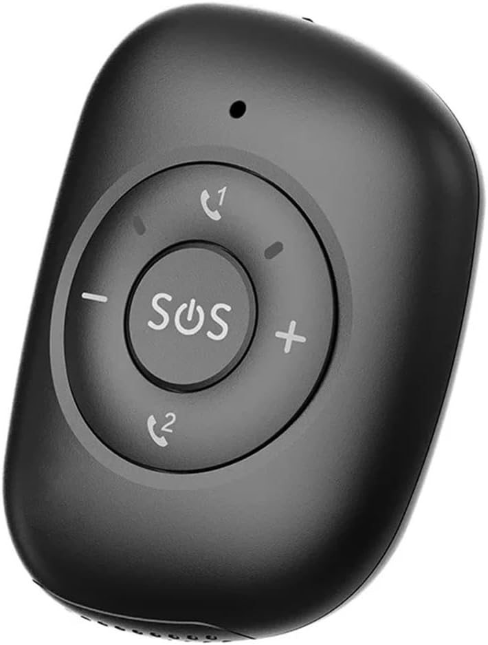 V50 4G GPS Real-time Tracking Pendant Tracker Falling Alert Two-way Calling SOS Alarm Locator For Elderly Women Kids APP(V50-black)