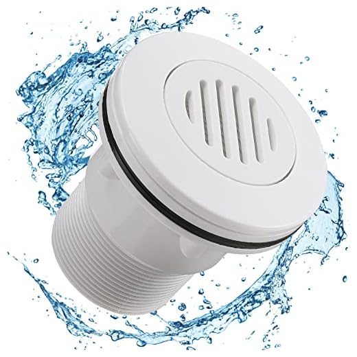 Threaded Inlet Strainer Kit - Stock Tank Pool Replacement Accessory fits Intex Filter Pumps W/ 1-1/2" Hoses
