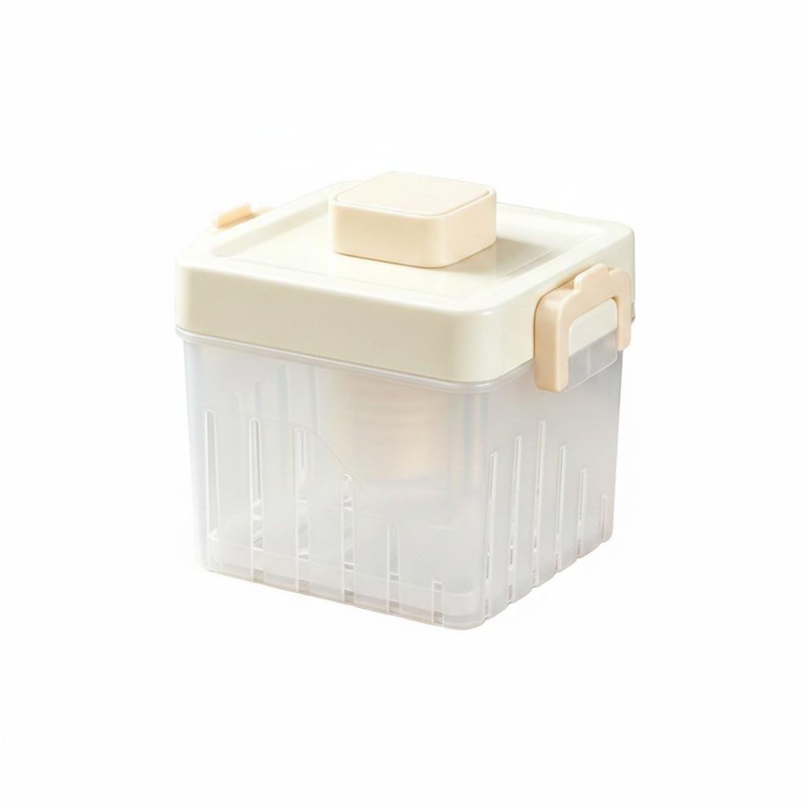 Multi-Use ABS Tofu Mold DIY Tofu Former Mold Easy to Clean Soy Milk Curd Press Sturdy for Beginners, Home, S - W Lid and Cloth-image-44