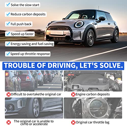 YIBEICO Throttle Response Controller, 9 Drive 9-Mode Smart Electronic Racing Pedal Accelerator for BMW All Models Mini Cooper One Countryman HYUNDAI Genesis Range Rover(875) by YIBEICO - Image 2