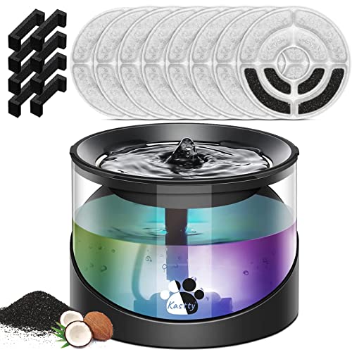 Fuente de Agua para Gatos Kastty 2.2L con Filtros