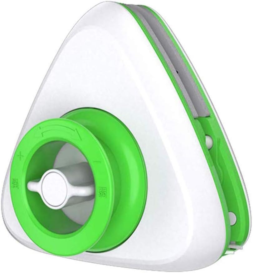 Green Glass Wipe， Side Magnetic Window Cleaner, Cleaning Brush Wiper Tools for High Rise and Car Glazed Windows Thickness