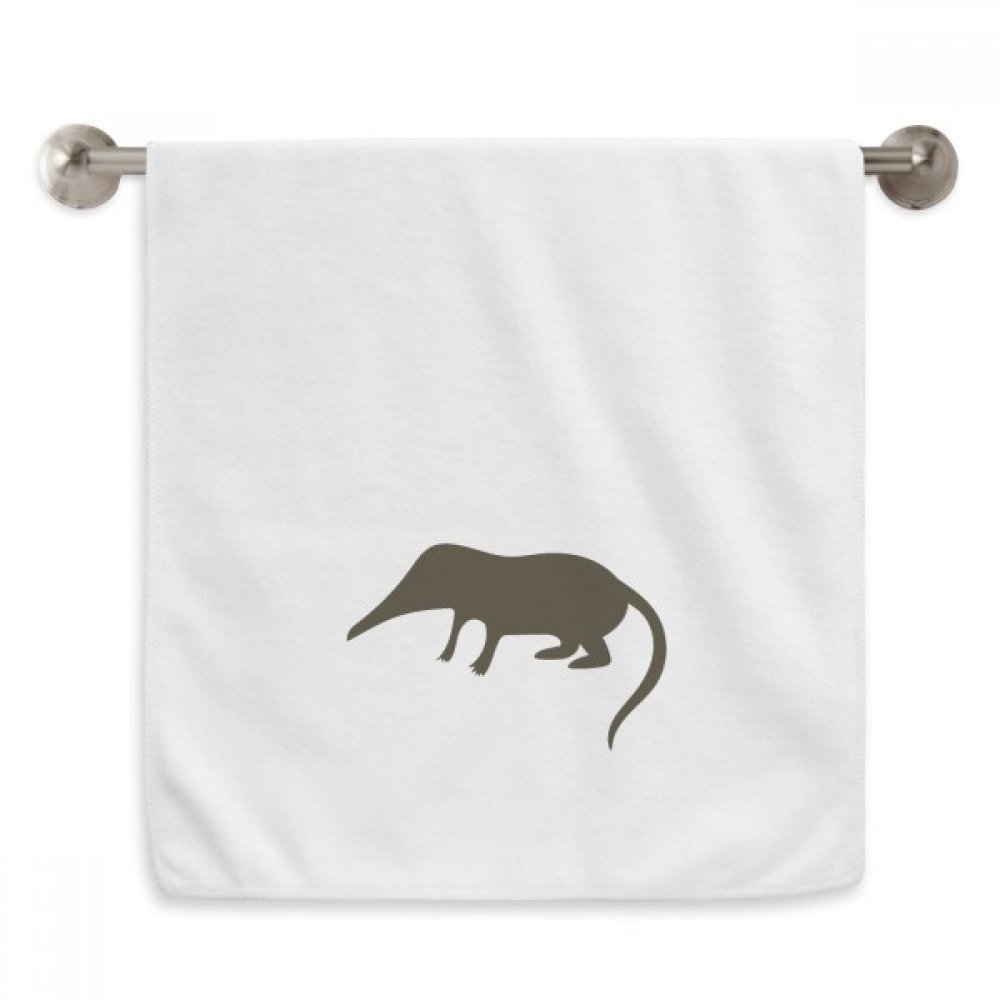 Serviette de toilette musaraigne contre la peau irritée essuyage doux blanc 13x29 pouces