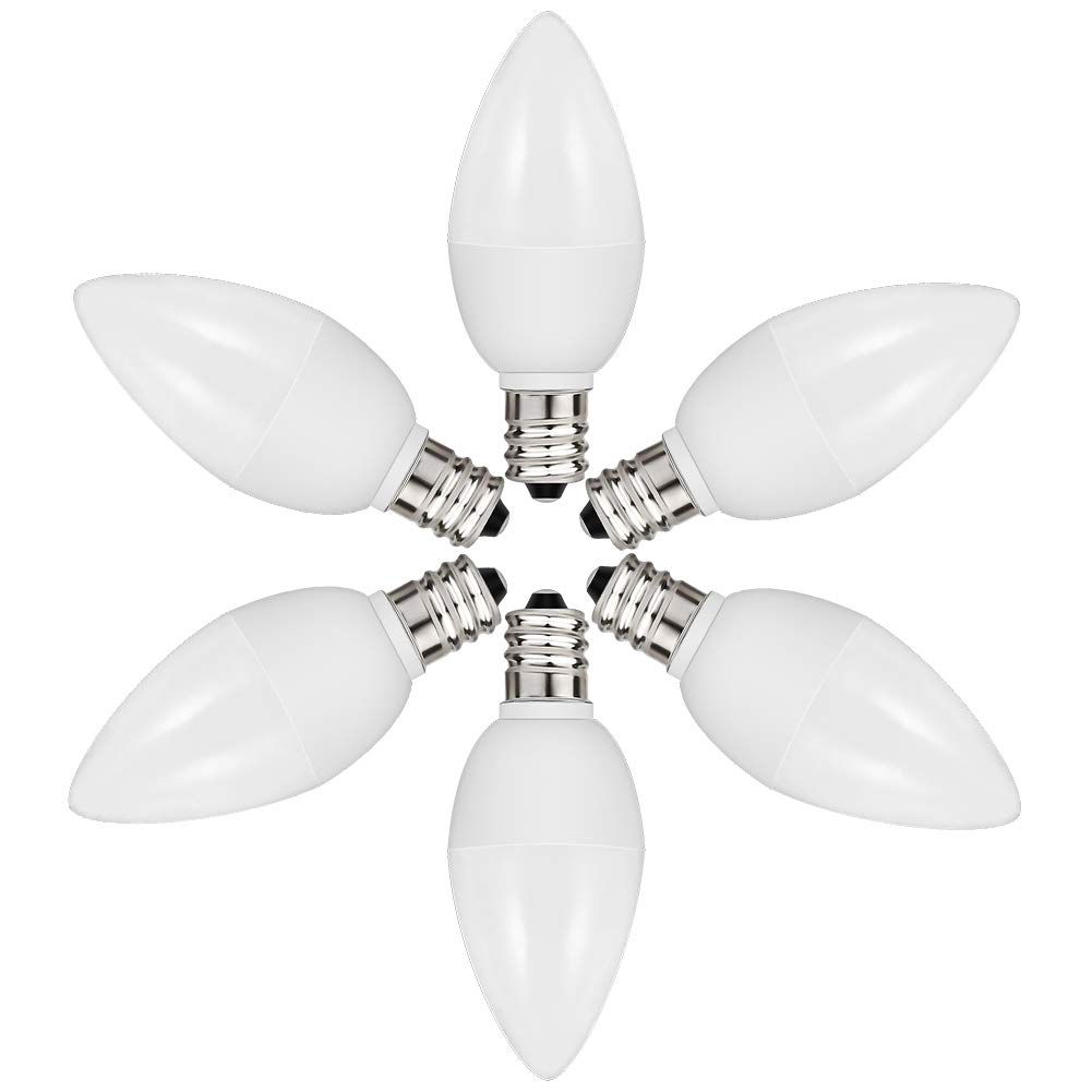 Buy E12 LED C7 Night Light Bulb, 1W Candle Shape LED Bulb (10 Watt