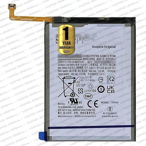 Image of EB-BM526ABS Battery Compatible for Samsung Galaxy A23 (SM-A235F, SM-A235F /DS, SM-A235F /DSN, SM-A235M, SM-A235M /DS, SM-A235N) with 1 Year Warranty. [5000mAh-Capacity]