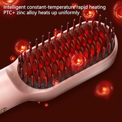 Cepillo alisador inalámbrico para cabello corto miniatura 3