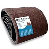 8' x 19' Sanding Belts Assorted Grits 40/60/80/100/120 Sandpaper – 10 Pack Aluminum Oxide for EZ-8 Drum Sander, Ideal for Commercial and Residential Floor Sanding