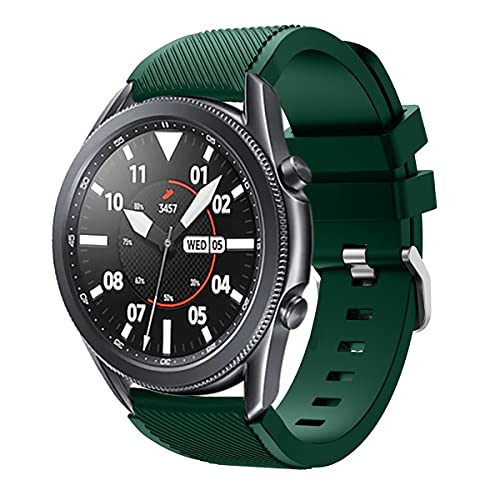 Bands for Samsung Gear S3 Frontier/Classic Watch Silicone Bracelet, Sports Silicone Band Strap Replacement Wristband for Samsung Gear S3 Frontier / S3 Classic (Army Green)
