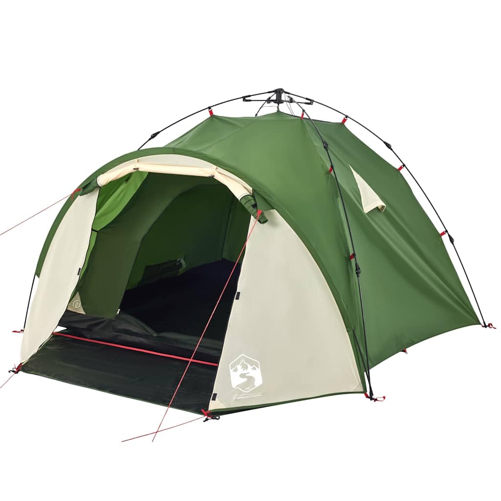 Genérico Tienda de campaña iglú 3 Personas Apertura rápida Verde,Deportes,Actividades al Aire Libre,Camping y Senderismo,Tiendas de campaña-4004226