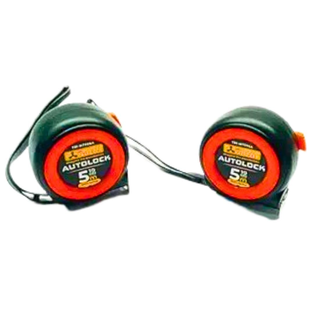 5m x 2 Premium Plastic AutoLock Measuring Tape for Home, DIY, Professional & Industrial Use Combo Pack of 2-image-26