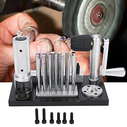 Cuea Jump Ring Maker, Professional Stainless Steel Manual Jump Ring Maker Machine Jewelry Tool With 20 Mandrel Accessory For Jewelry Makers #TOP5