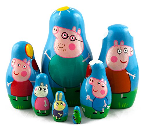 C2A Enterprise Peppa maiale famiglia matrioska