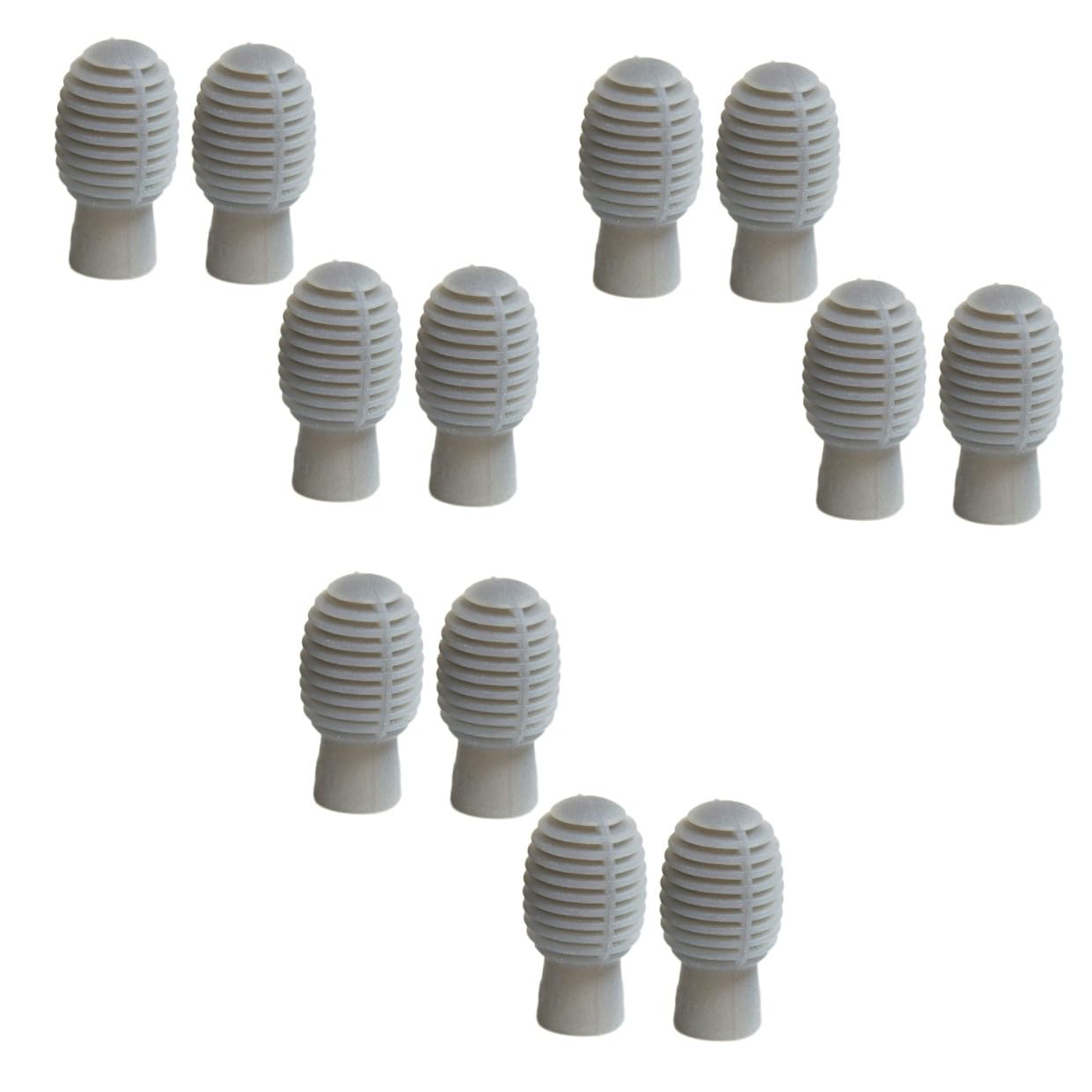 Toyvian 12stücke Silikon Drumstick Schutzkappen Für Leises Üben Drumstick Tipps Pads Für Geräuschloses Schlagzeugspiel Für Zuhause Und Unterwegs