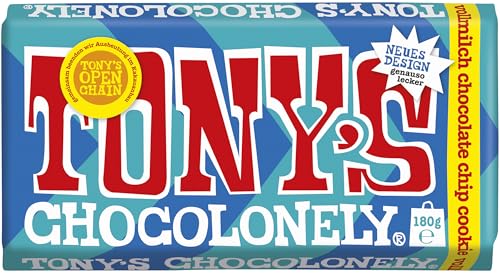 TONY'S CHOCOLONELY - Vollmilchschokolade Chocolate Chip Cookie...