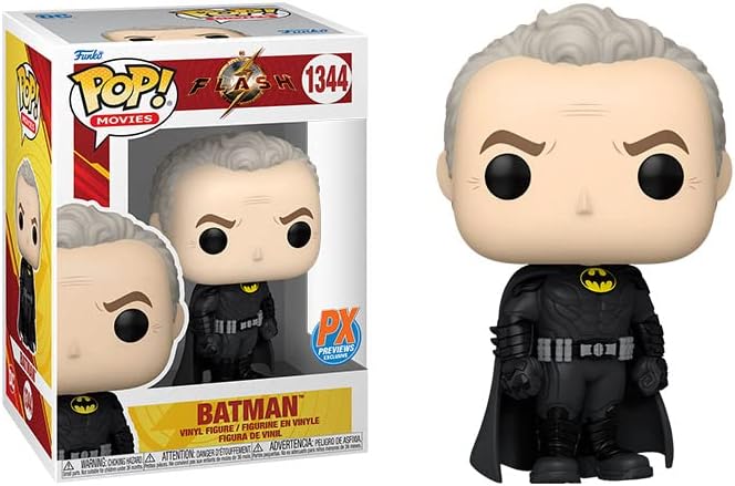 Miniatura 2 de POP DC Heroes The Flash - Unmasked Batman PX Previews Exclusive Funko Vinyl Figure (Bundled with Compatible Box Protector Case), Multicolor, 3.75