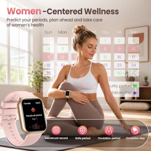 Smart Watch for Women,Fitness Smartwatch,Fitness Watch Tracker with 2 Bands - image 5
