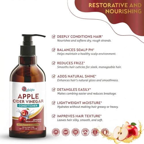 Image of Apple Shampoo with Black Seed Oil Extract, Black Seed Oil & Pro-Vitamin B5 | Controls Hair fall | Helps Strengthen Hair | For Men & Women (Pack Of 2)