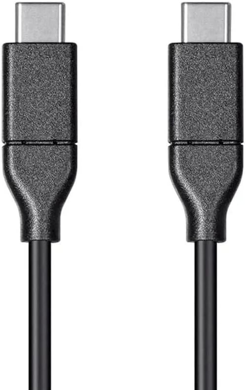 Monoprice Essentials USB-C to USB-C 2.0 Cable - 480Mbps, 5A, 26AWG, 4m (13.1 ft) Black