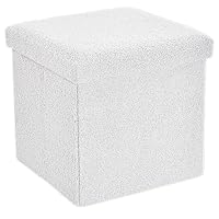 Home Republic Storage Ottoman, Padded Foldable Bench, Chest with Lid, Perfect for Bedroom, Hallway, Living Room