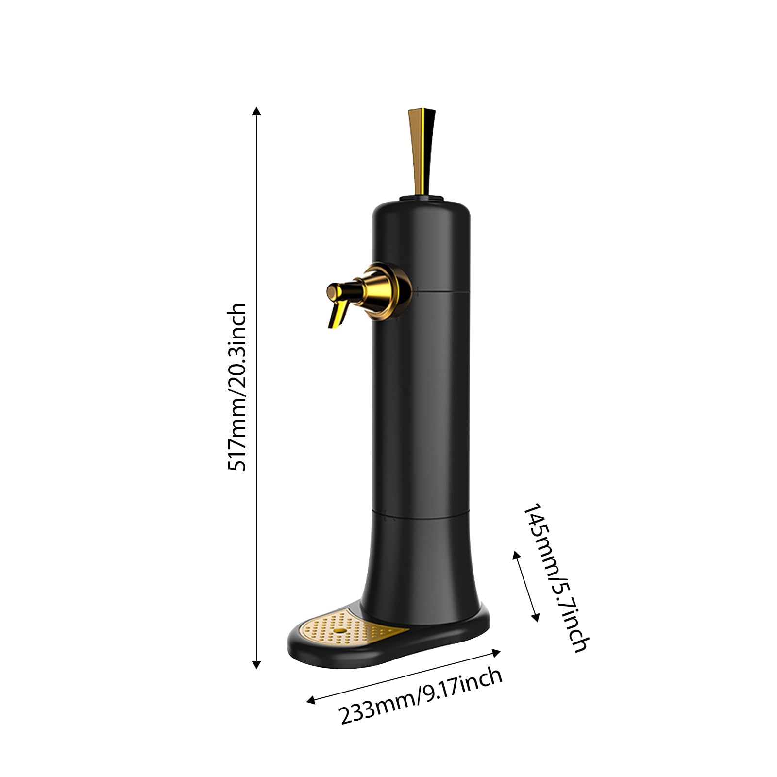 Systèmes de distribution de bière pression portables pour canettes et bouteilles avec technologie mousse Machine de bureau