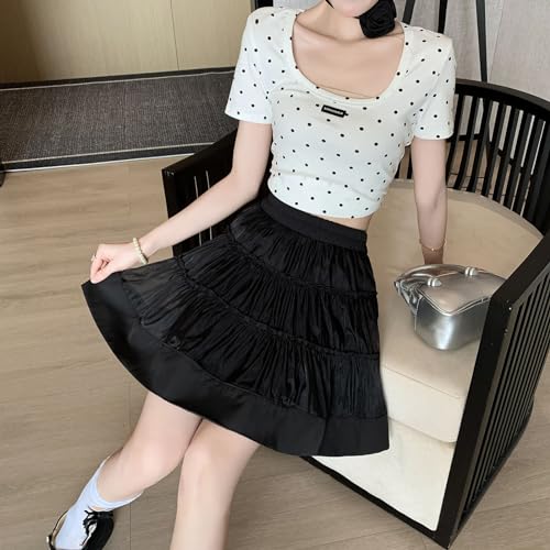 Mini jupe plissée Artykey taille haute avec doublure intégrée confort