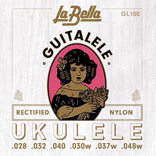 La Bella GL100 Guitalele Rectified Nylon Ukelele Guitar...