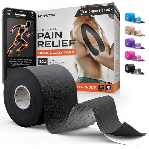 Kinesiology Tape-Incredible Support for Athletic Sports and Recovery+Free Taping Guide-Uncut